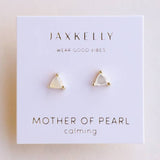 Mini Energy Gem Studs | Mother Of Pearl