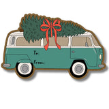 Holiday Bus Sticker Tags | Pack of 10