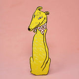 Dog Tails Bookmark | Yellow