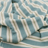 Stretch Knit Swaddle | Blue Vintage Stripe
