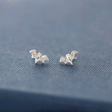 Bat Stud Earrings | Sterling Silver