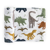 Cotton Muslin Swaddle | Dino Friends