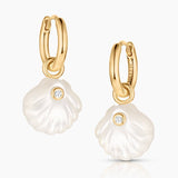 Coquille Hoop Earrings | Mother of Pearl