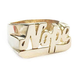 Nope Ring | Brass