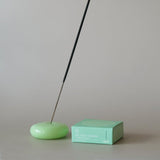 Bubble Incense Holder | Jade Milk Glass