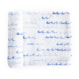 Cotton Muslin Swaddle | High Tide