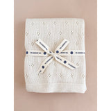 Heirloom Pique Blanket | Cream