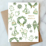 Snowflakes + Skates Card