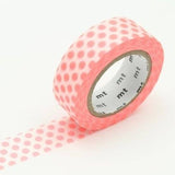Washi Tape | Shocking Red Dot