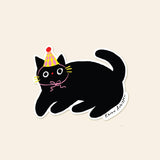 Party Cat Sticker