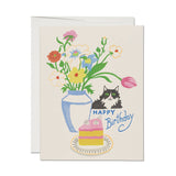 Cats Love Cake Birthday Card