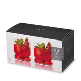 Mercury Crystal Rocks Glasses | Set of 2