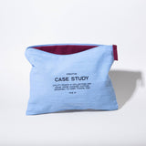 Cotton Zipper Go Pouch | Robin's Egg