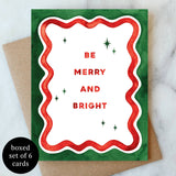 Wavy Holiday Boxed Notes