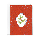 Holly Holiday Card