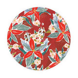 Red Poinsettia Coaster