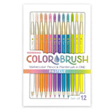 Colorbrush Watercolor Pencil + Brush Set | Pastels