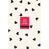 Burn After Writing | Hearts