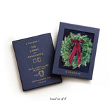 Velvet Bow Wreath Boxed Notes