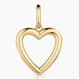 Open Heart Clip Charm