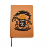 Embroidered Notebook | Western Horse