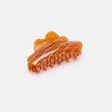 Baby Nimbus Claw Clip | Caramel Plaid