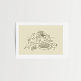 Art Print | Seagull Dinner