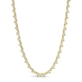 Teardrop Tennis Necklace | CZ