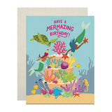 Mermaid Ocean Birthday Card