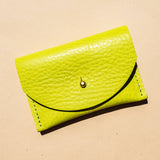 Cardholder | Chartreuse Leather