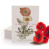 Red Poppy Seed Packet | Thinking Of You