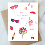 Girly Galentine's Card