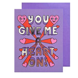 Heart On Valentine Card