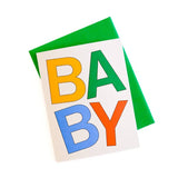 Baby Block Letters Card