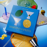 Set of 4 Cocktail Napkins | Martini