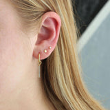 Tiny Star Stud Earrings | 18K GV