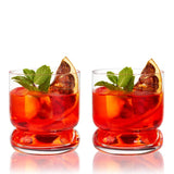 Mercury Crystal Rocks Glasses | Set of 2