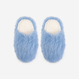 Faux Fur Slide Slippers | Periwinkle