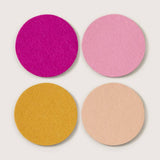 Bierfilzl Round Felt Coaster 4 Pack | Superbloom
