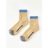 Color Block Girlfriend Socks | Yellow + Blue
