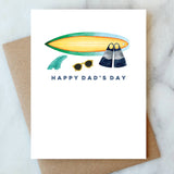 Surfer Dad Father's Day Card