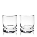 Mercury Crystal Rocks Glasses | Set of 2