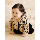 Cheetah Cardigan | Acrylic Hand Knit Kids Sweater