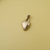 Bronze Charm Necklace | Bubble Heart