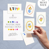 Mini Watercolor Kit | Folk Flowers