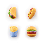 Junk Food Magnets | Set of 4