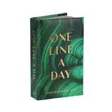 One Line A Day Journal | Malachite Green