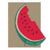 Watermelon Die Cut Card