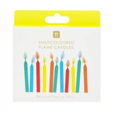 Rainbow Flame Candles | Set of 12