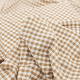 Stretch Knit Swaddle | Cinnamon Gingham